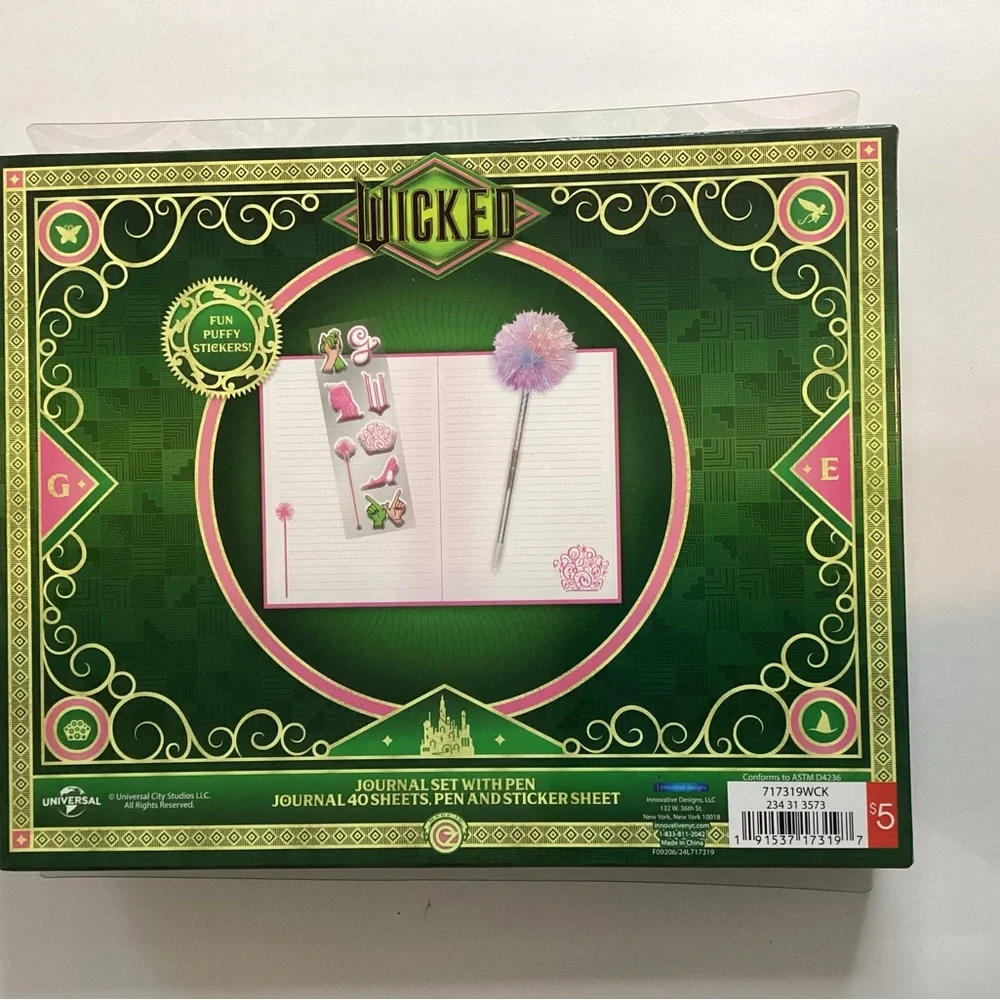 Wicked pink journal